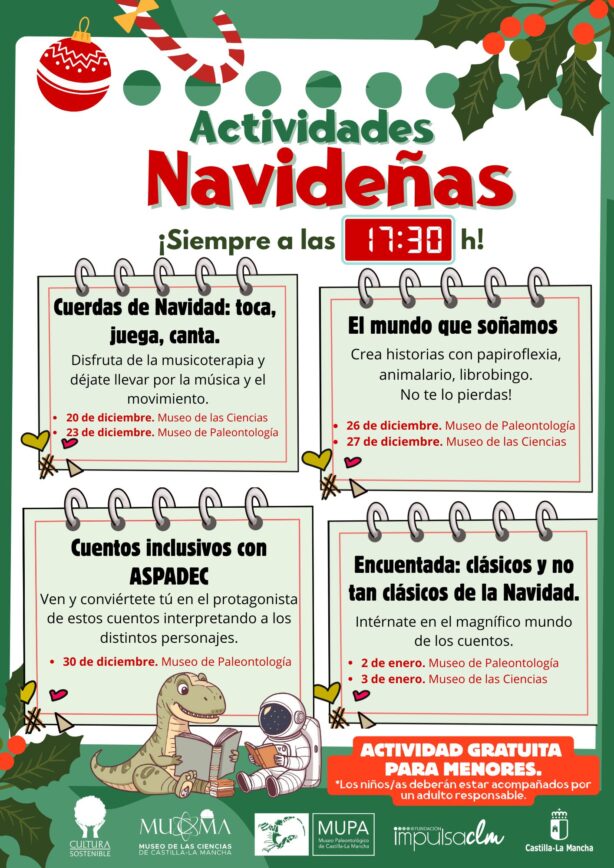 El Museo de las Ciencias y el MUPA celebran la Navidad con actividades para toda la familia