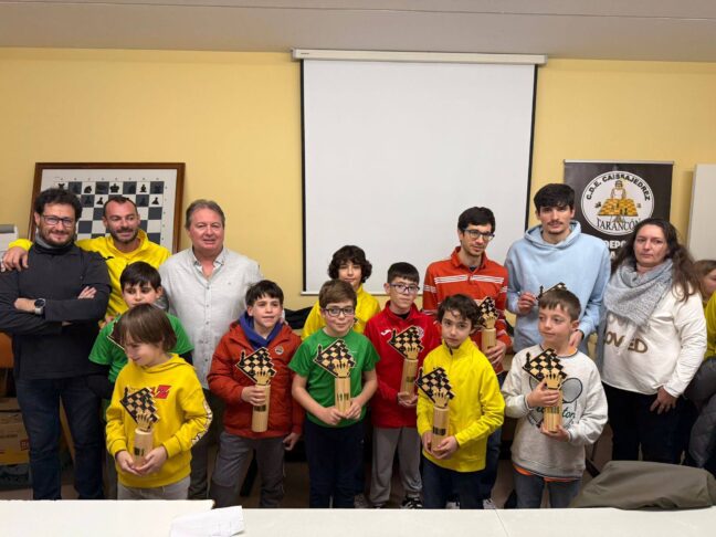 Víctor Colliga de Cuenca, vencedor absoluto del Torneo de Ajedrez Año Nuevo de Tarancón