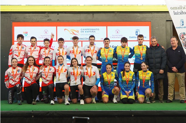 La Comunidad Valenciana se impone el primer día en el Campeonato de España de Ciclo Cross en Tarancón