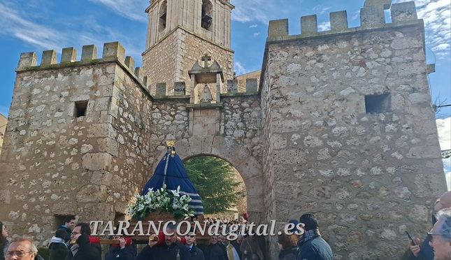 Tarancón despide a su patrona en una tarde desapacible y con menor afluencia de público