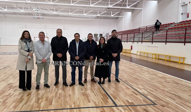 La Diputación Provincial de Cuenca y el Ayuntamiento de Tarancón destacan la inversión y los nuevos proyectos tras la remodelación del Pabellón Peña El Águila de Tarancón