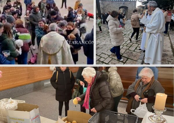 Tarancón celebra la festividad de San Antón con la bendición de animales y el reparto de panecillos