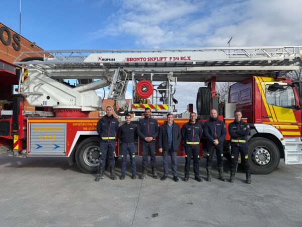 Los bomberos de los parques de la Diputación de Cuenca realizaron 738 salidas el pasado año, veinte menos que en 2024
