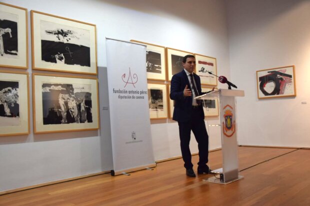 Martínez Chana destaca el crecimiento de la Fundación Antonio Pérez en presupuesto, sedes, obras y visitas en el 20 aniversario de Museo de Obra Gráfica de San Clemente  