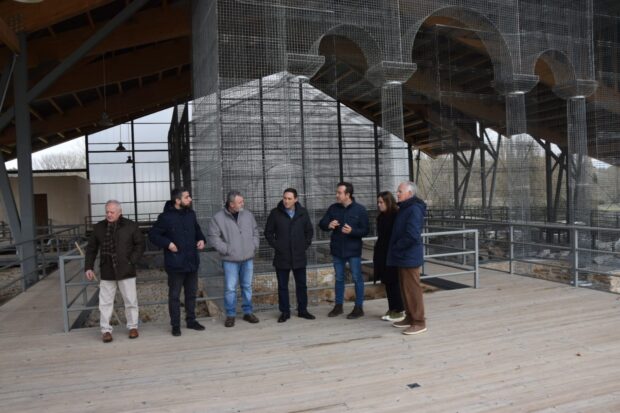 Diputación, Junta y Ministerio están posibilitando desde 2019 la inversión de casi tres millones de euros en la villa de Noheda