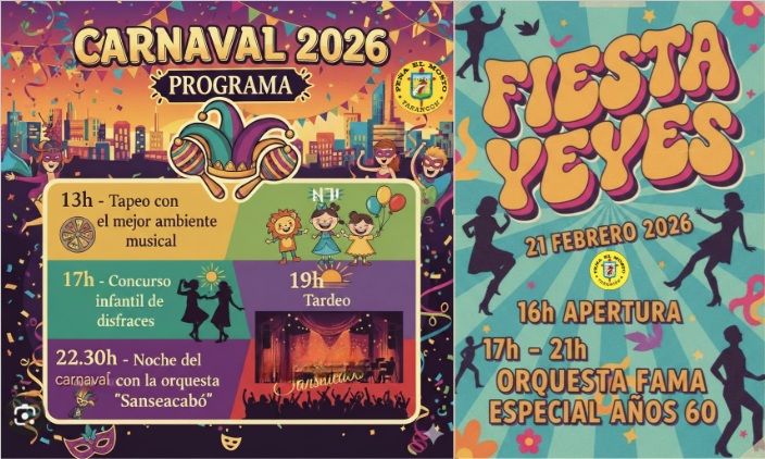 La Peña El Mosto presenta su programación para el Carnaval de Tarancón 2026