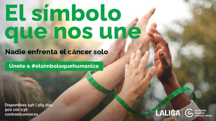 El deporte español se une para avanzar en una atención más humana e integral del cáncer con el Brazalete de la Esperanza