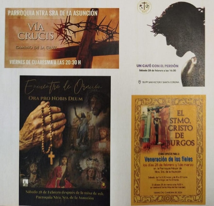 Tarancón vive un intenso fin de semana de actos de Cuaresma con oración, reflexión y veneración