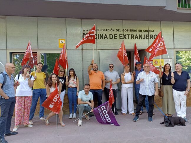 CCOO-FSC exige reforzar la plantilla de Extranjería para afrontar el proceso de regularización de personas migrantes