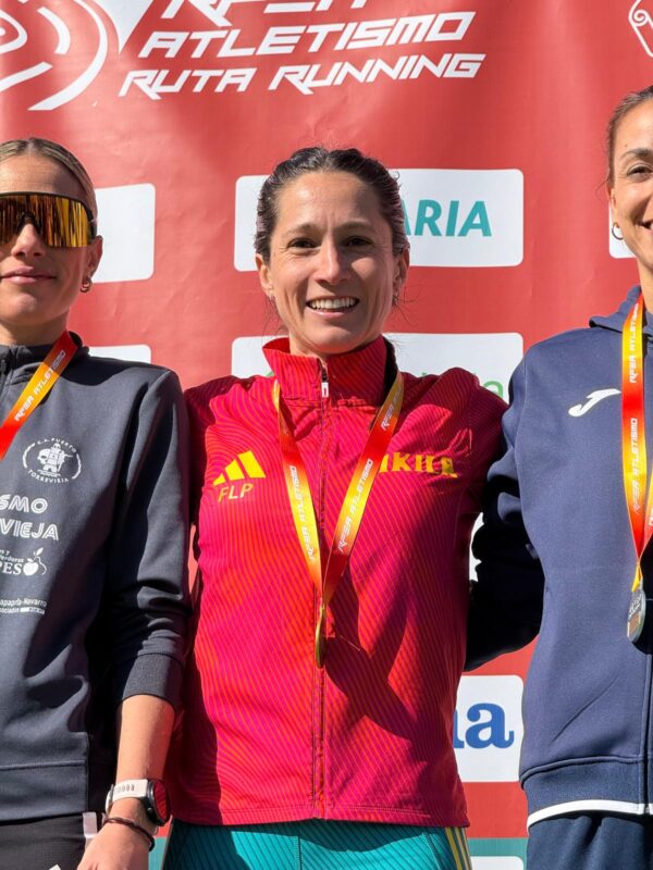 La atleta taranconera Fabiana Lafuente, campeona de España en 10K Máster 35
