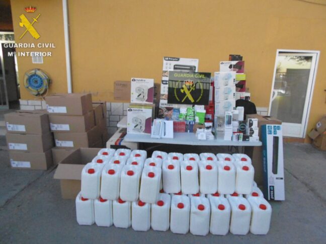 Desarticulada una organización criminal dedicada al robo en interior de camiones en varias localidades de Toledo