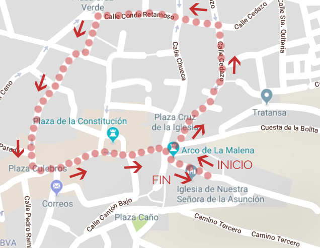La Policía Local informa de los cortes de calles con motivo de las primeras procesiones de Semana Santa en Tarancón