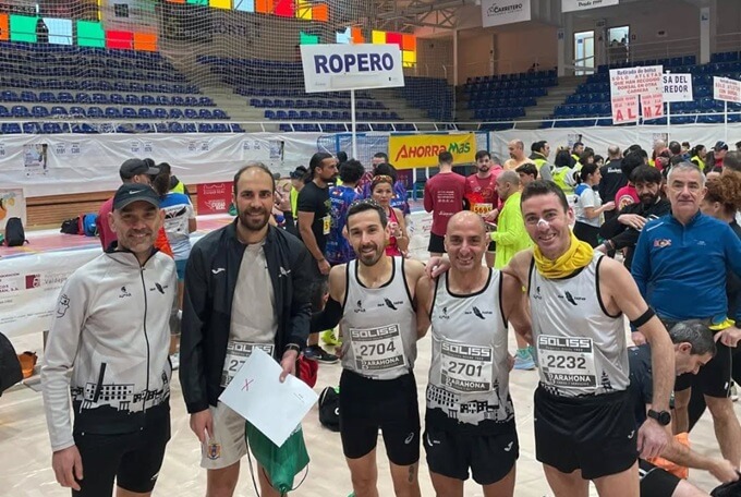 El equipo Run Faster Juan Carlos de la Ossa Master, cuatro en el Campeonato de CLM de Media Maratón disputada en Valdepeñas y quinto en Absoluto a un minuto de haber logrado pódium