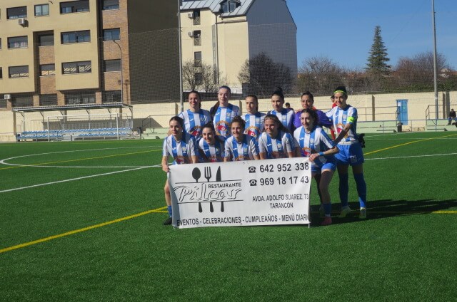 Goleada del equipo femenino de la EFB Jesús de la Ossa a domicilio, 0-8 le endosó a la Unión Tomelloso Femenino.