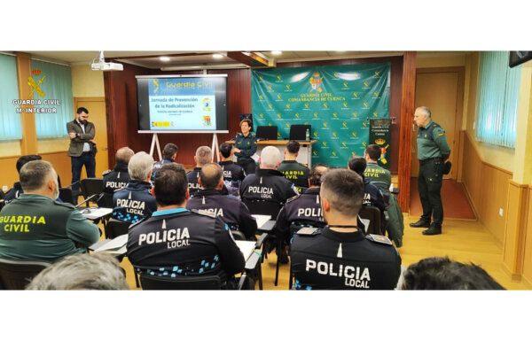 La Guardia Civil organiza unas jornadas sobre prevención de la radicalización violenta para Policías Locales en las que han participado efectivos de Tarancón