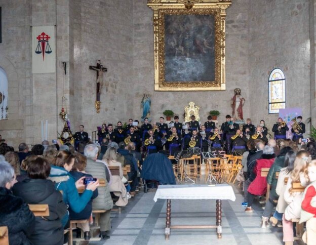 La Banda de Cornetas y Tambores de Jesús de Nazareno participa en el III Concierto de Cuaresma de Santa Cruz de la Zarza