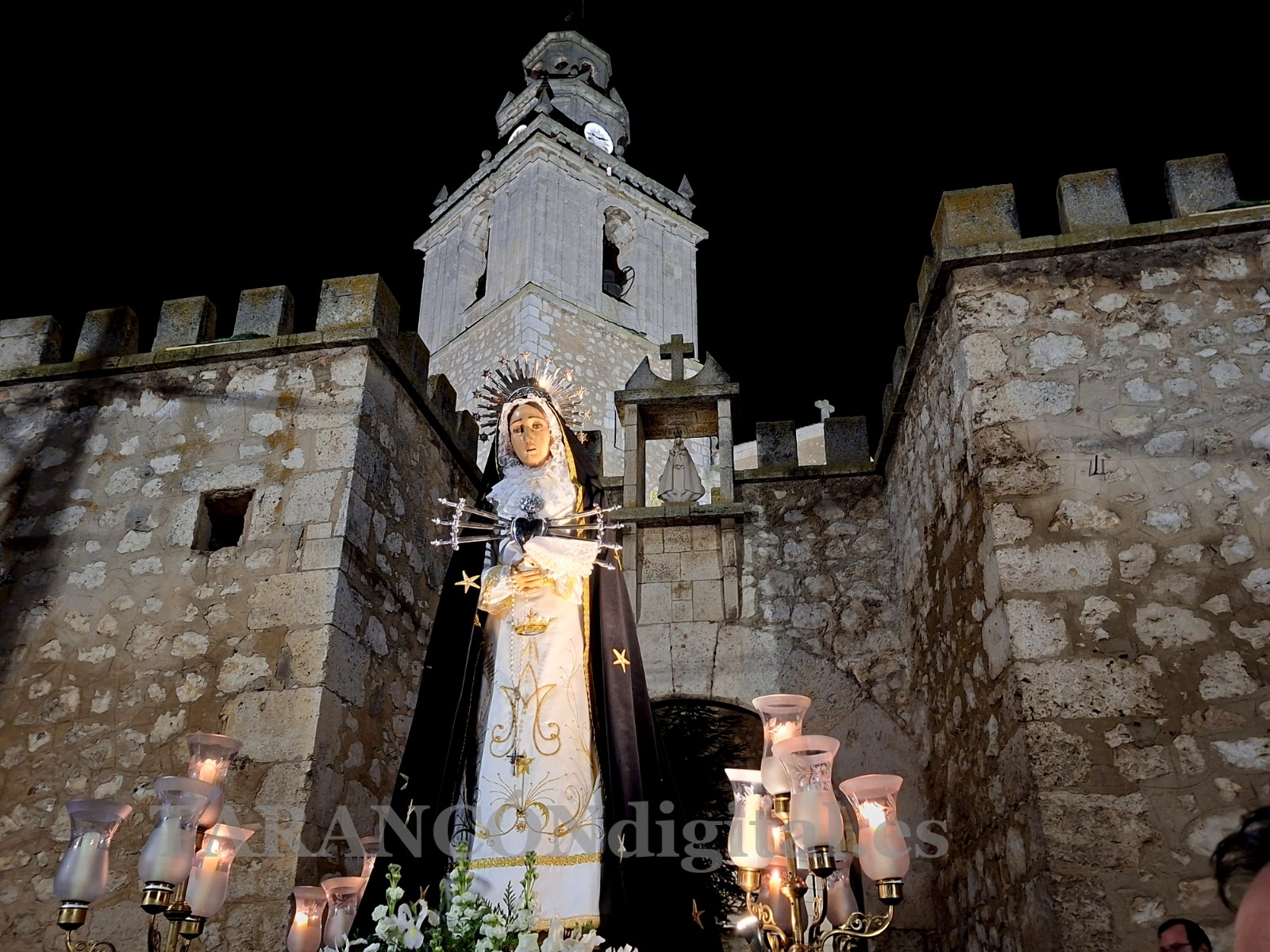 La procesión del Rosario Doloroso inaugura los desfiles procesionales de la Semana Santa en Tarancón