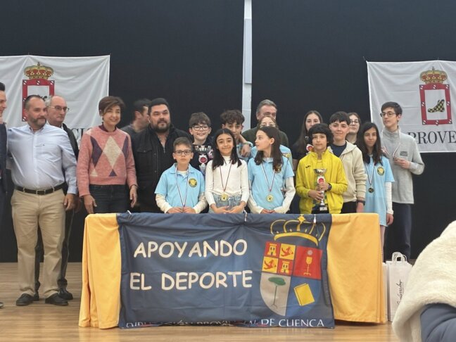 En el Provencio se han clasificado los 12 ajedrecistas que representaran a Cuenca en el Regional de Ajedrez “Somos Deporte”