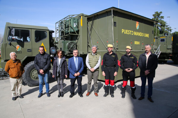 El delegado del Gobierno destaca la garantía en seguridad que supone la UME en casos de emergencia