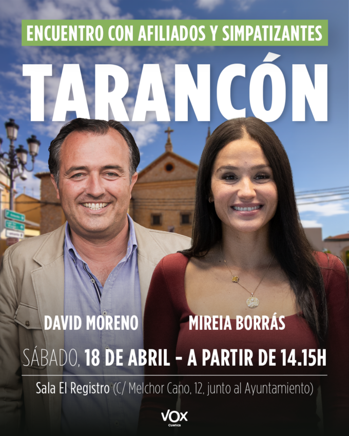 VOX pisa el campo de Tarancón y comarca con la visita de Mireia Borrás  