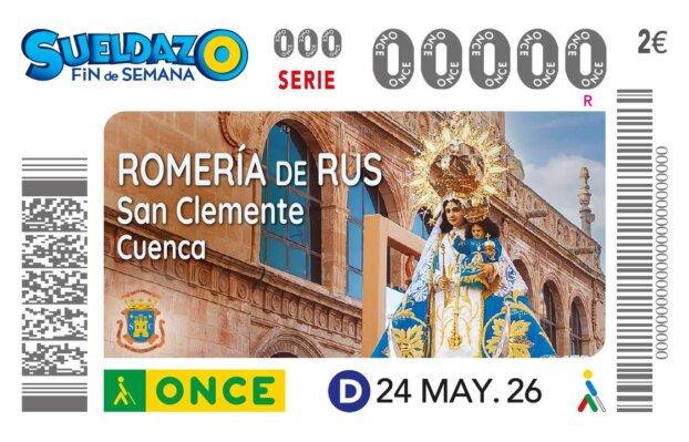 San Clemente acogió el Día del Grupo Social ONCE en Castilla-La Mancha y la presentación del cupón dedicado a la Romería de la Virgen de Rus