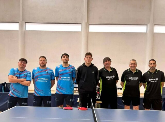En Segunda División de Tenis de Mesa, el equipo local Canalones Tarancón TM pierde 2.4 ante el CTM Getafe y sale de la zona de promoción