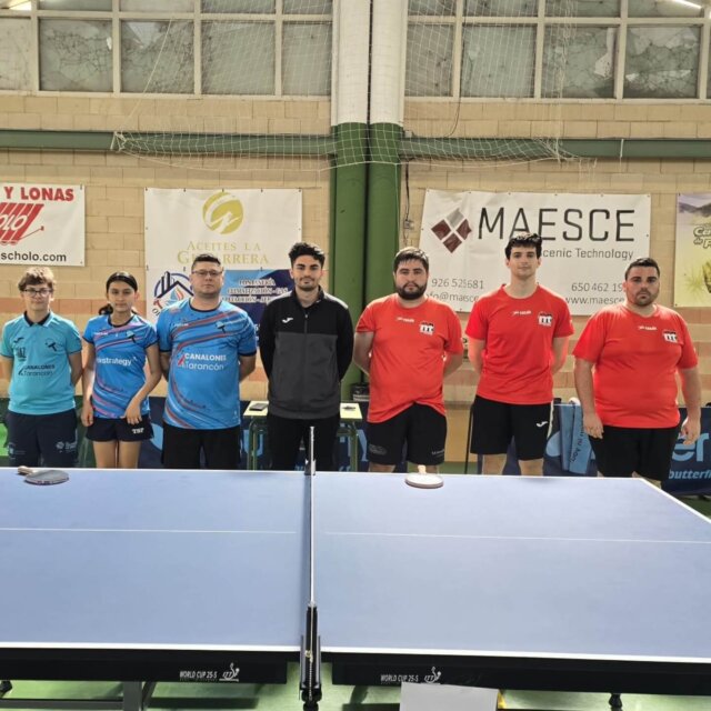 En Segunda División de Tenis de Mesa, victoria en Guadalajara de Canalones Tarancon TM y en Tercera dos victorias y dos derrotas de los equipos de Tarancón en la penúltima jornada de liga