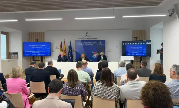 El Ministerio de Hacienda destaca la excelente gestión del Gobierno regional de los fondos europeos FEDER 2021-2027 de Castilla-La Mancha 