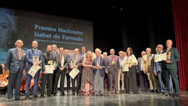 Mota del Cuervo acoge un año más la Gala de Entrega de los´Premios Nacionales Isabel de Farnesio de Diplomacia y Relaciones Internacionales`