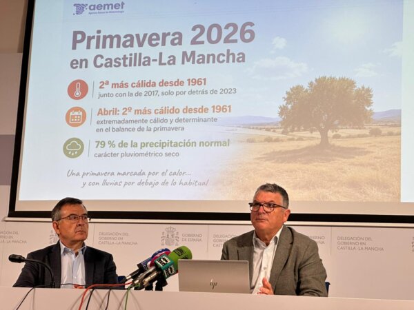 La primavera de 2026 fue la segunda más cálida registrada desde 1961 en Castilla-La Mancha