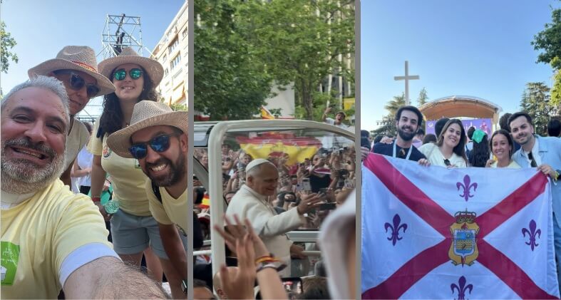 Numerosos fieles de Tarancón participan en Madrid en los actos con motivo de la visita del Papa León XIV
