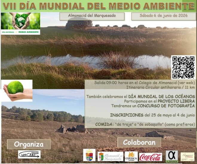 Almonacid del Marquesado acogerá este sábado el VII Día Mundial del Medio Ambiente organizado por CuenCANP