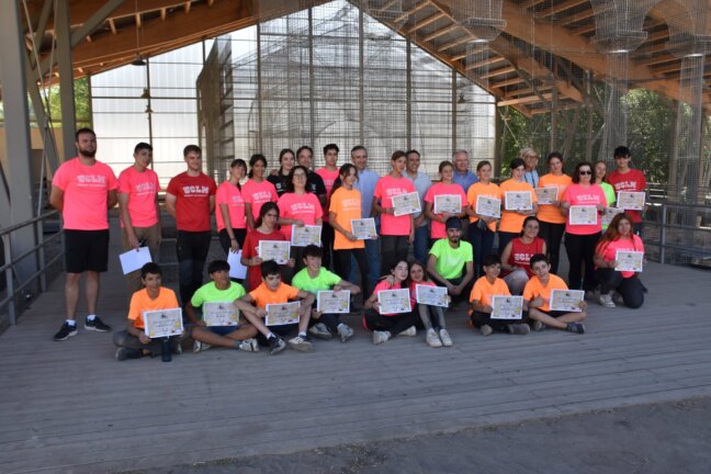 La Diputación, la Junta y la UCLM entregan los diplomas a los adolescentes del proyecto de divulgación científica desarrollado en Noheda