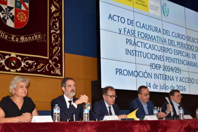 Concluye la formación de los alumnos del Cuerpo Especial de Instituciones penitenciarias